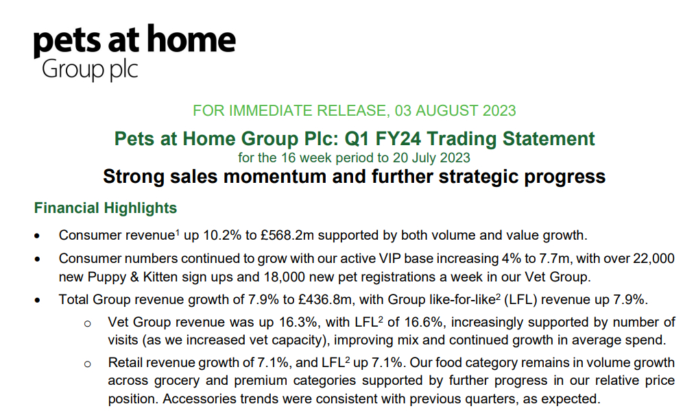 深度丨寵業(yè)各領(lǐng)域頭部企業(yè)2023Q2/半年報(bào)解讀，誰與爭(zhēng)鋒？